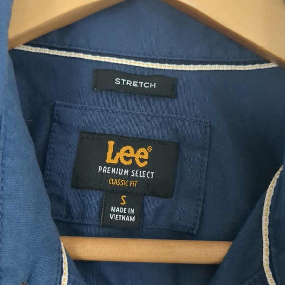 NWOT Lee Button Up Mens Work Shirt Size Small Cotton Canvas Gorpcore Workwear - Picture 4 of 7